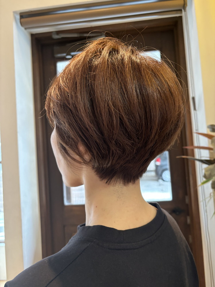 40代 髪質改善カラー×骨格調整カット