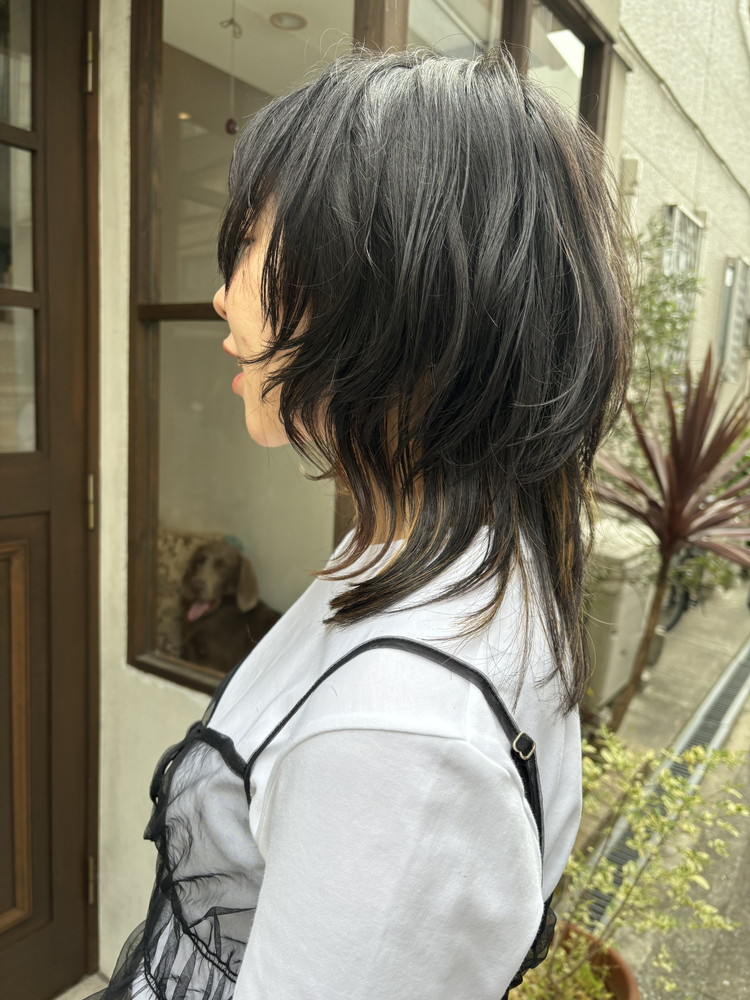 20代 マッシュウルフ×デトックスspa×潤髪トリートメント