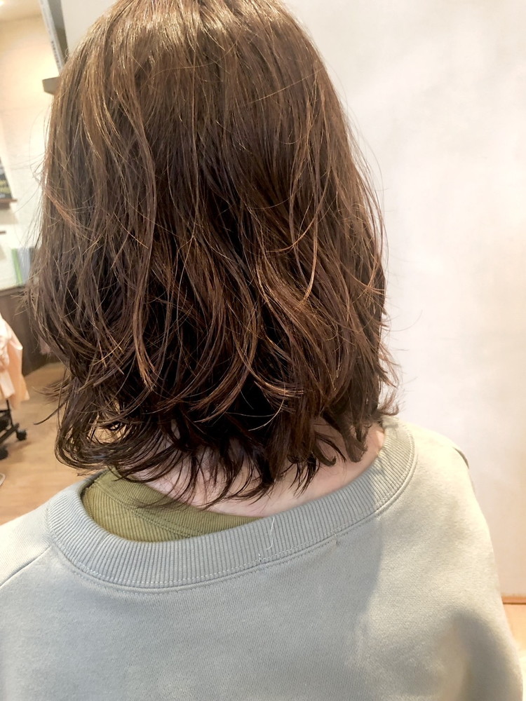 30代髪質改善パーマくせ毛風