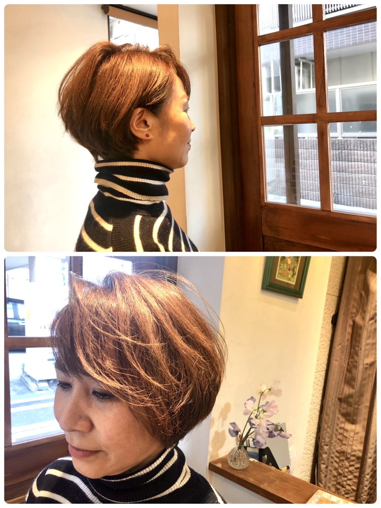 50代くびれショートボブ